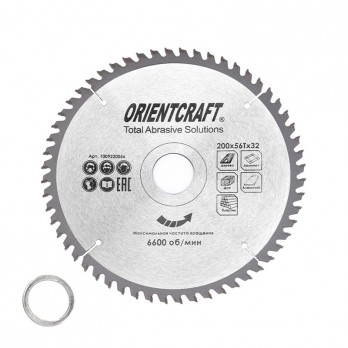 Medienos pjovimo diskas ORIENTCRAFT 200*56T*32/30 mm